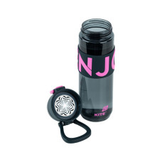 Пляшка для води Kite 680 мл чорно-рожева (K25-1233-3)