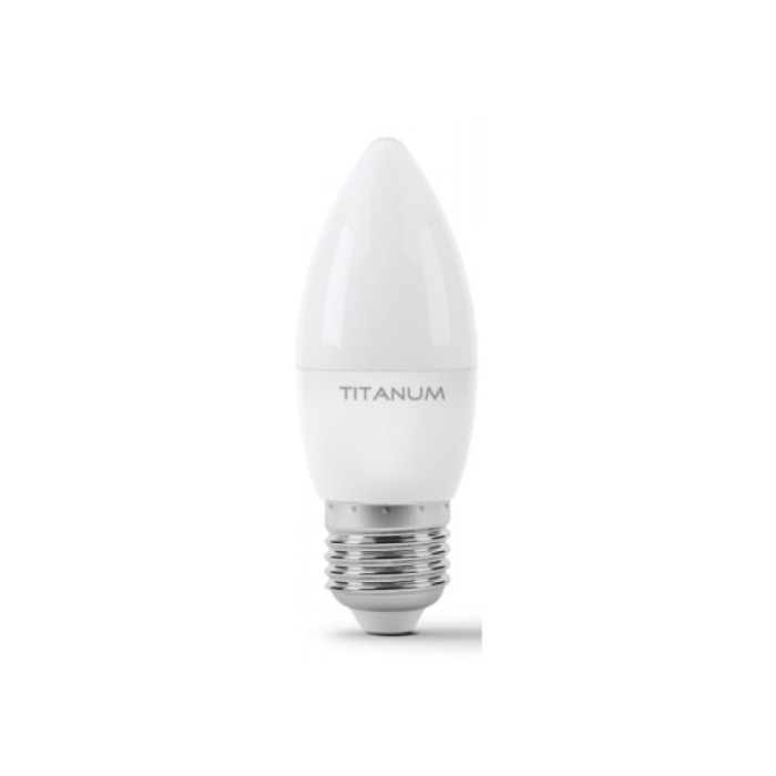 Лампочка TITANUM C37 6W E27 4100K 220V (TLС3706274)