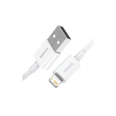 Дата кабель USB 2.0 AM to Lightning 2.0m Superior Fast Charging 2.4A white Baseus (CALYS-C02)