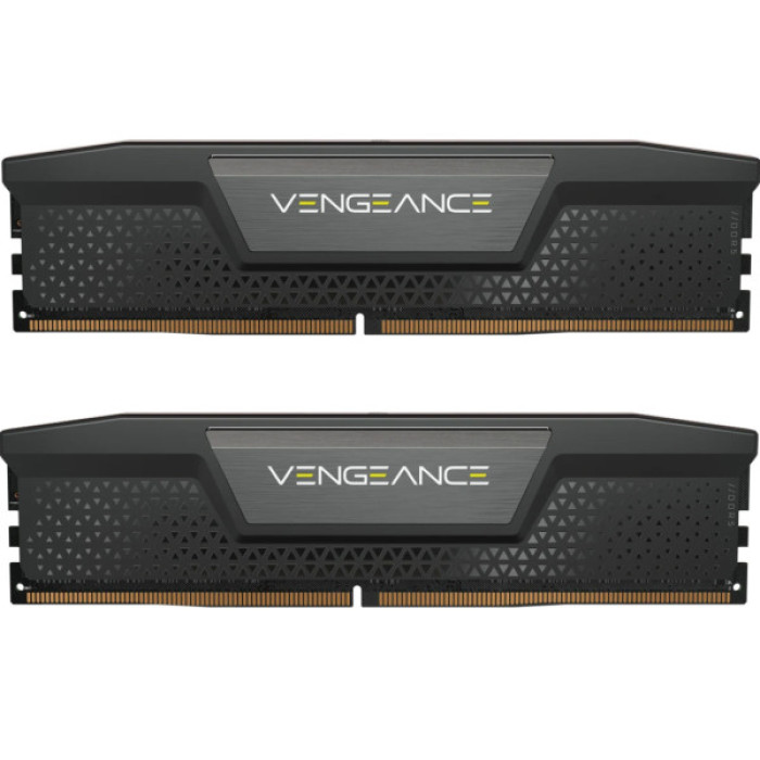 Модуль пам'яті для комп'ютера DDR5 32GB (2x16GB) 6800 MHz Vengeance Black Corsair (CMK32GX5M2B6800C40)