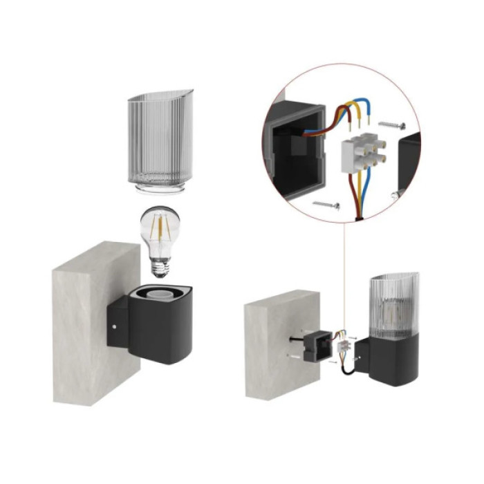 Світильник EMOS E27 25 Вт IP54 (ZGL010P)