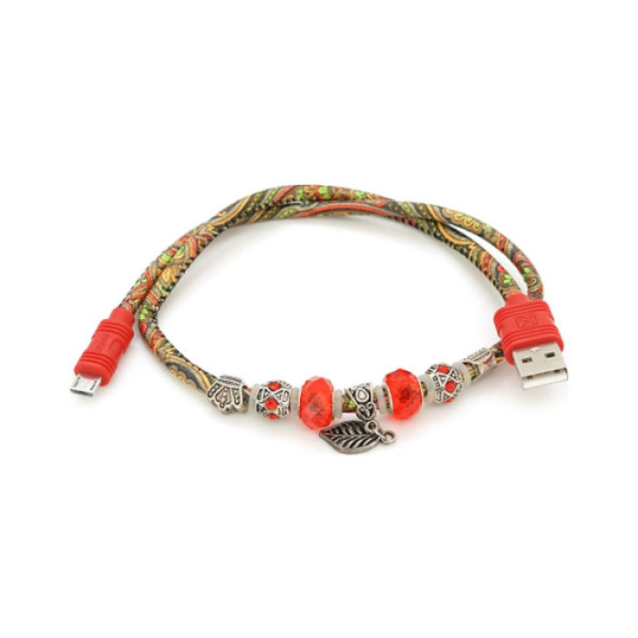 Дата кабель USB 2.0 AM to Micro 5P 0.5m 2.4A red iKAKU (YT-iK/PT-MR)