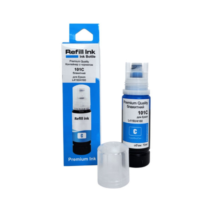 Чорнило Premium Quality Epson 101C 70мл Cyan (70264887)