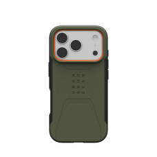 Чохол до мобільного телефона UAG iPhone 17 Pro Civilian MagSafe Olive/Orange (114545117297)