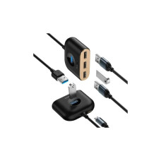 Концентратор Baseus USB 3.0 to 1xUSB 3.0 + 3xUSB 2.0 1.0m (CAHUB-AY01)