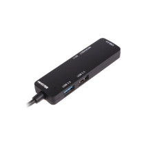 Концентратор Maxxter USB-C to 1xUSB 3.0 + 2xUSB 2.0 + SD/TF (HU3C-3PTF-01)