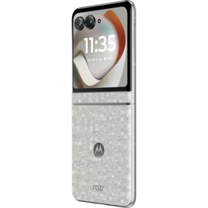 Мобільний телефон Motorola Razr 70 8/256GB Bright White (PBB60008PL)