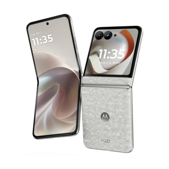 Мобільний телефон Motorola Razr 70 8/256GB Bright White (PBB60008PL)