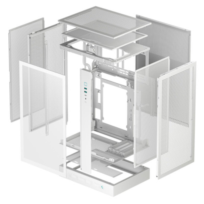 Корпус Deepcool CH270 Digital White (R-CH270-WHNDM0-G-1)