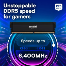 Модуль пам'яті для комп'ютера DDR5 32GB 6400 MHz Pro Overclocking Black Micron (CP32G64C40U5B)