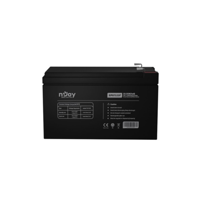 Батарея до ДБЖ nJoy 12V 7Ah (BTVACGUOBTD2FCN01B) AGM (GP07122F)