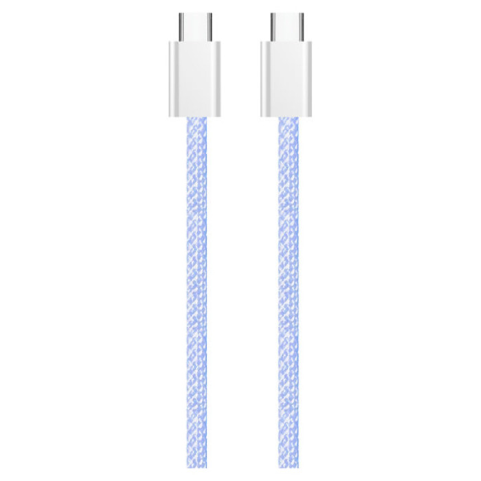 Дата кабель USB-C to USB-C 1.0m 60W 3.0А purple ColorWay (CW-CBPDCC061-PU)