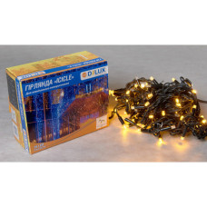 Гірлянда Delux ICICLE 75 LED 2 x 0.7 м IP44 EN Жовтий/чорний (90016591)