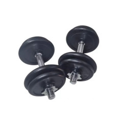 Гантель HSF з гумовим покриттям MD2502 - 2шт по 10 кг (пара) (К00024980)