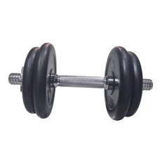 Гантель HSF з гумовим покриттям MD2502 - 2шт по 10 кг (пара) (К00024980)