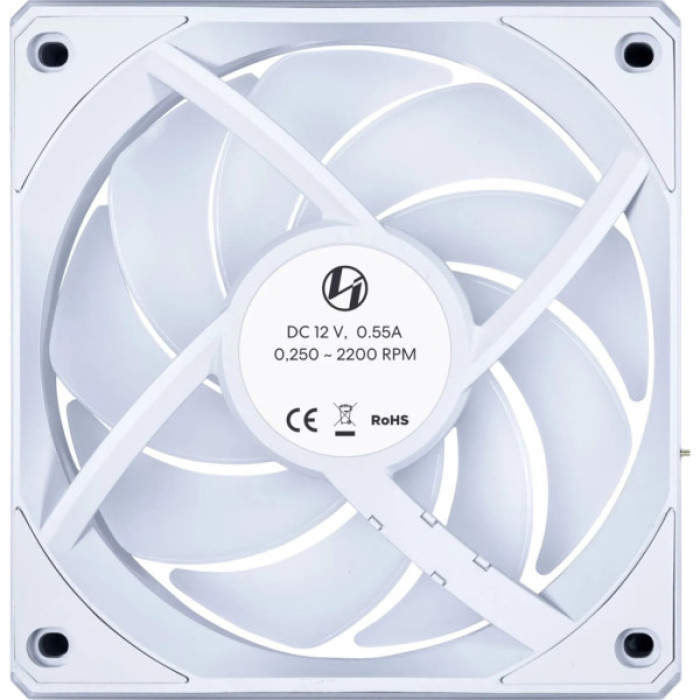 Кулер до корпусу Lian Li Uni Fan CL WIRELESS 120-3, White (G99.12CL1W3W.00)