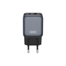 Зарядний пристрій XO L154 USB-C PD20W + USB-A QC3.0 Black (L154.black)