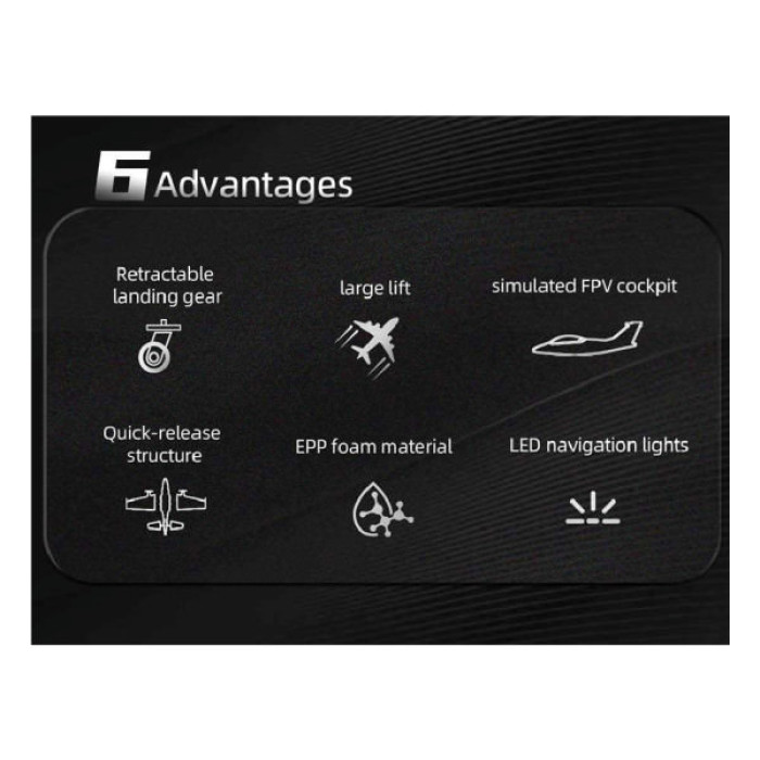 Літаюче крило ATOMRC Beluga RTH (BRTH)