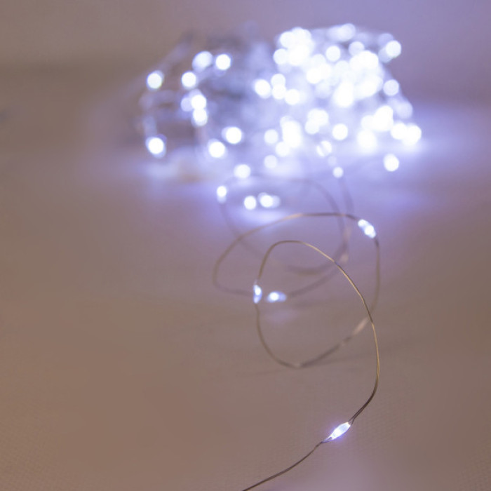 Гірлянда Chomik Штора" 150 LED холодний білий, 3x1,5 м, USB, з пультом, IP20, від мережі (5900779898493)