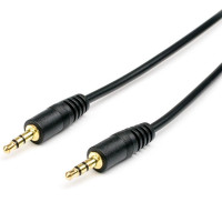Кабель мультимедійний 3.5mm M to 3.5mm M 0.8m Atcom (17434)