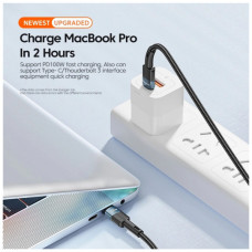 Дата кабель USB-C to USB-C 1.0m 100W blue Essager (EXCTT1-XC03)