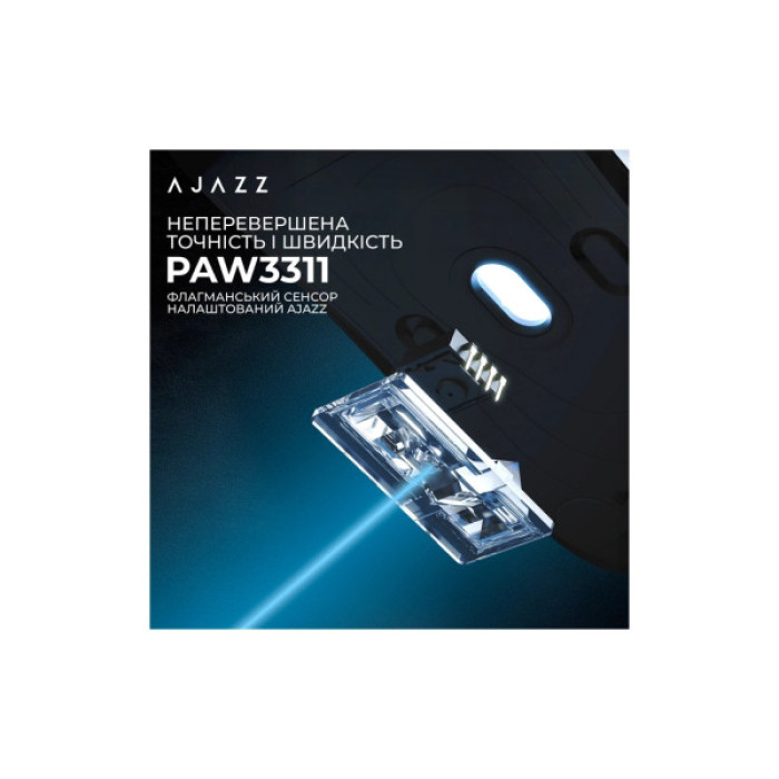 Мишка Ajazz AJ179 V2 MAX Wireless/Bluetooth/USB Black (AJ179-V2-MAX-B)