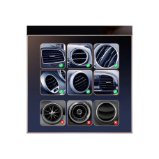 Універсальний автотримач Ugreen LP290 Waterfall-Shaped Magnetic Phone Holder Black (80712B)