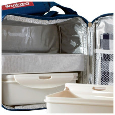 Набір для пікніка Bergner Walking business 23х22х13.5 см 5 предметів (BG-3652-BL)