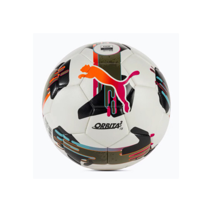 М'яч футбольний Puma Orbita 3 TB (FIFA Quality) 084324-01 білий, чорний, болотний 5 (4067981497317)