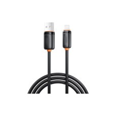 Дата кабель USB 2.0 AM to Lightning 1.0m 3A black XO (NB302-AI.black)