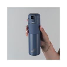 Термокружка Kite 1227 з термодатчиком 450 мл синій (K25-1227-2)