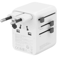 Зарядний пристрій Canyon OnTour 70 3xUSB-C + 2xUSB-A EU/UK/US/AUS 70W White (CNS-TA70W1006W)