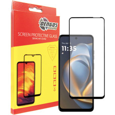 Скло захисне Dengos Full Glue Motorola G05 (black) (TGFG-396)