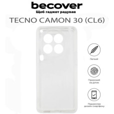 Чохол до мобільного телефона BeCover Tecno Camon 30 (CL6) Transparancy (711779)