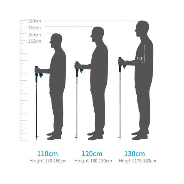 Трекінгові палиці Naturehike ST08 NH18D020-Z 110 см бордова 1 шт (6927595748527)