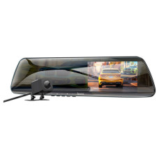 Відеореєстратор HOCO DV4 4.5-inch rearview mirror driving recorder dual-channel Black (6942007616782)
