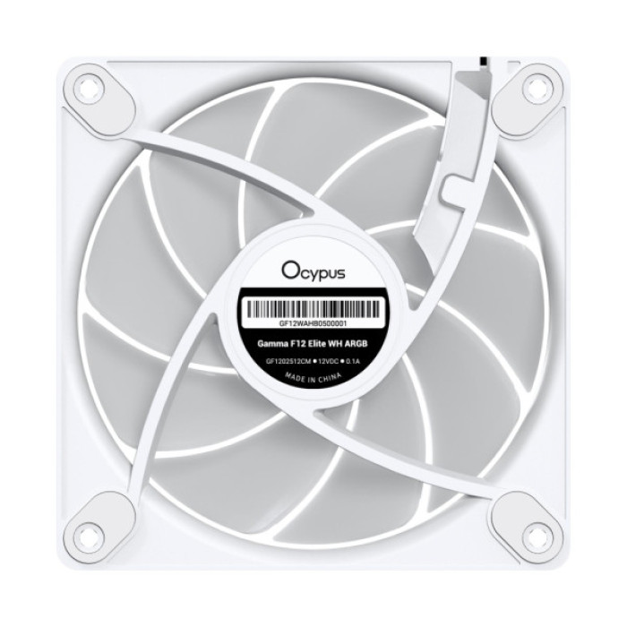 Кулер до корпусу OCYPUS GAMMA F12 ELITE WH A (GAMMA-F12-WH3AM00E-GL)
