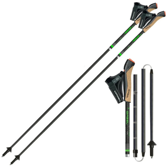 Палиці для скандинавської ходи Gabel FLD Carbon 120 (7009400801200) (DAS302700)