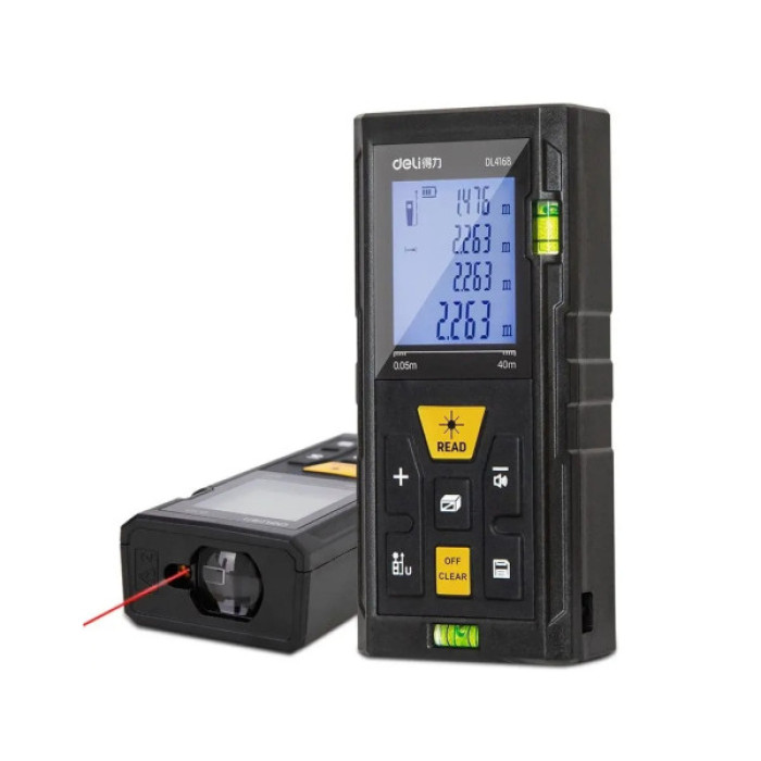 Лазерний далекомір Deli до 60 м (DL4168)