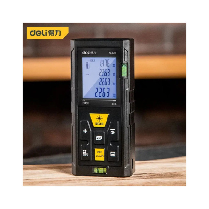 Лазерний далекомір Deli до 60 м (DL4168)