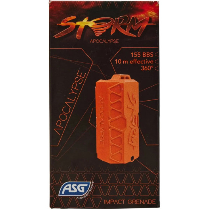 Страйкбольна граната ASG Storm Apocalypse Black (19641)