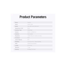 Кабель мультимедійний HDMI M to HDMI M 3.0m black Vention (AACBI)