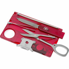 Мультитул Victorinox SwissCard Lite Transparent Red (0.7300.T)