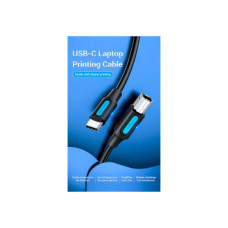 Кабель для принтера USB-C 2.0 to BM 2.0m 2.4А 480Mbps Vention (CQUBH)