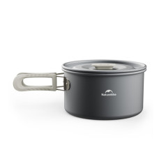 Набір туристичного посуду Naturehike CNK2450CF010, 2 каструлі 1л, 1.7л, сковорідка (6976507663335)