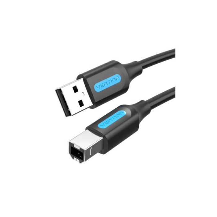 Кабель для принтера USB 2.0 AM/BM 10.0m ferrite black Vention (COQBL)