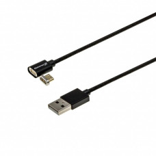 Дата кабель USB 2.0 AM to Micro 5P 1.0m Magnet Grand-X (MG-01M)