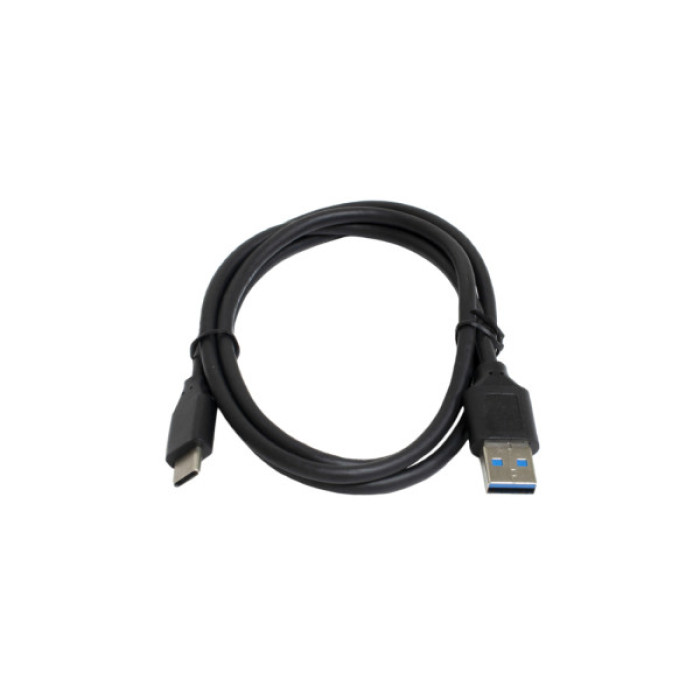 Дата кабель USB 3.0 AM to USB-C 1.0m black Patron (CAB-PN-USB3-TYPEC-1M)