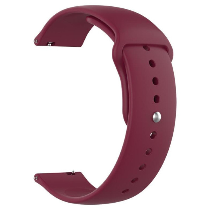 Ремінець до смарт-годинника Armorstandart Silicone Watch Strap 22mm Marsala (ARM80665)