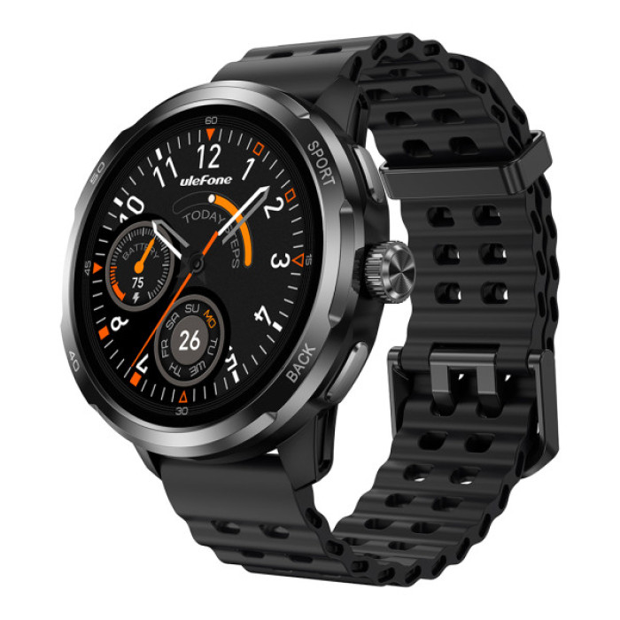 Смарт-годинник Ulefone Armor Smart Watch Pro Black Захищений смарт-годиник (6975326662826)